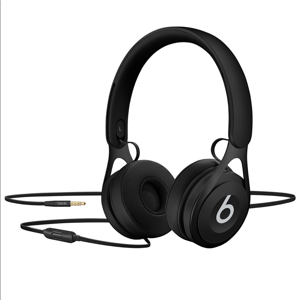 Beats by Dr. Dre EP On- Ear Sound Isolating Headphones with Mic - Black